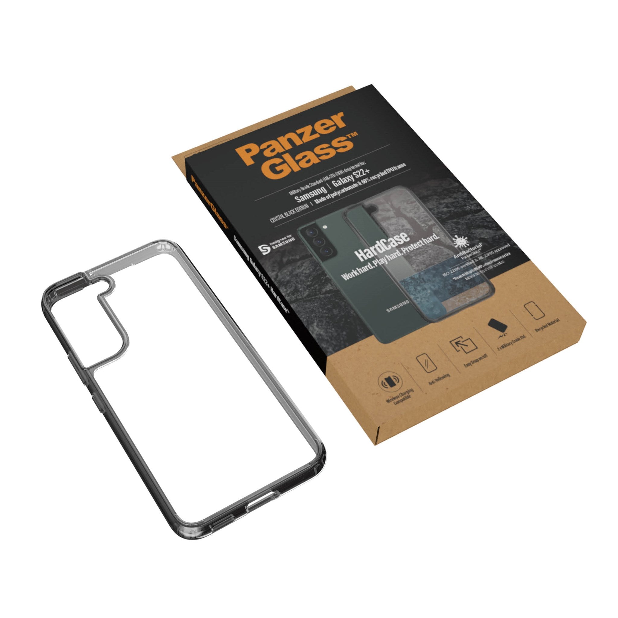 PanzerGlass® HardCase Samsung Galaxy S22+ - Smokey Black